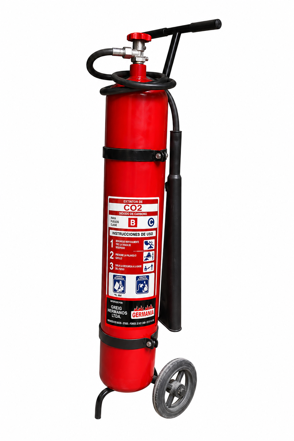 Extintor co2 bc (Dioxido de carbono )10 kg