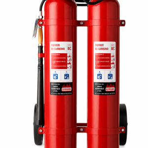 Carro extintor CO2 50 kg