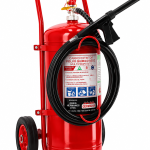 Carro extintor pqs abc 25 kg