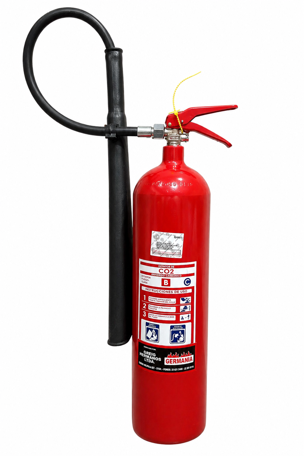 Extintor co2 bc (Dioxido de carbono ) 6 kg