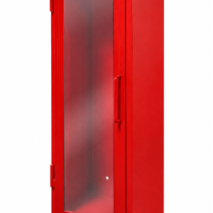 Gabinete metalico porta extintor con puerta de vidrio para extintor de 10 kg